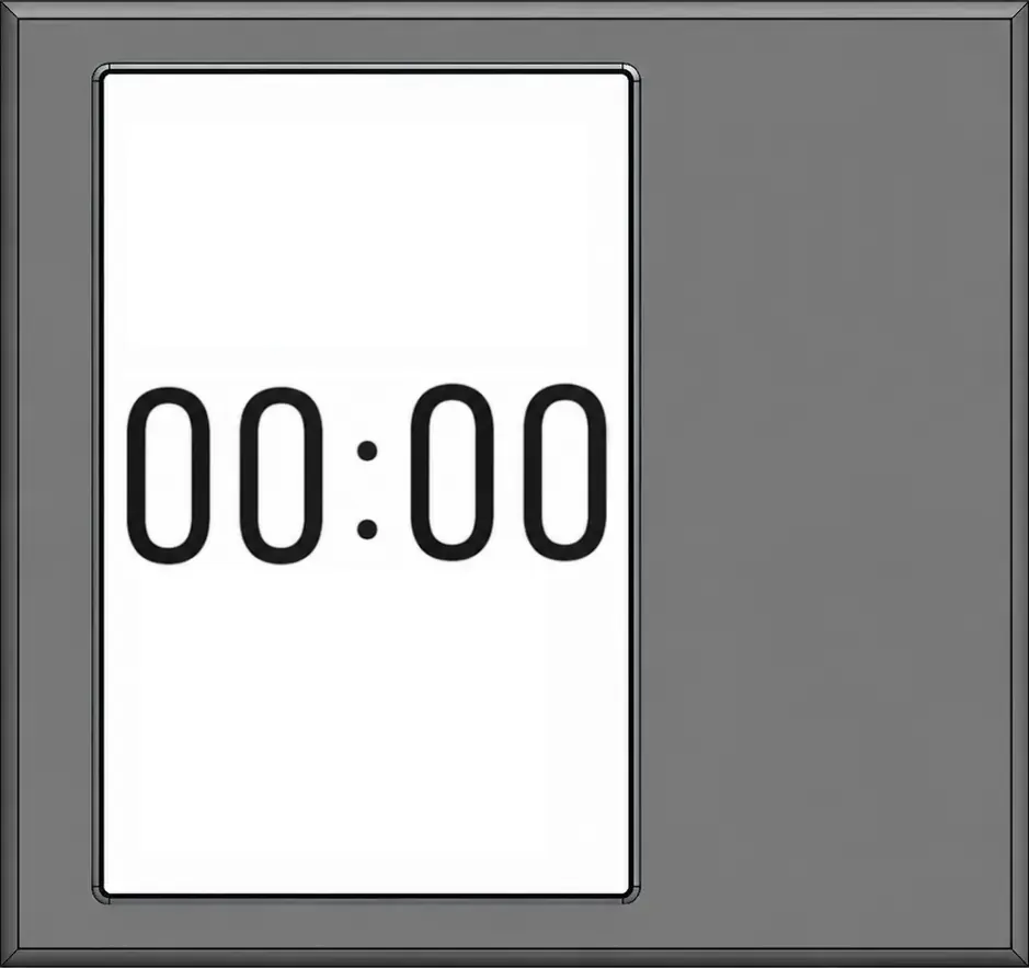 Animación del dispositivo DVEM: primero la marca, luego el código QR con el importe a cobrar, y luego la cuenta regresiva de activación.